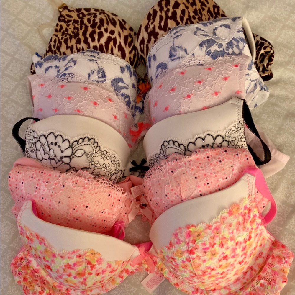 Victoria’s Secret padded bras in size 34B